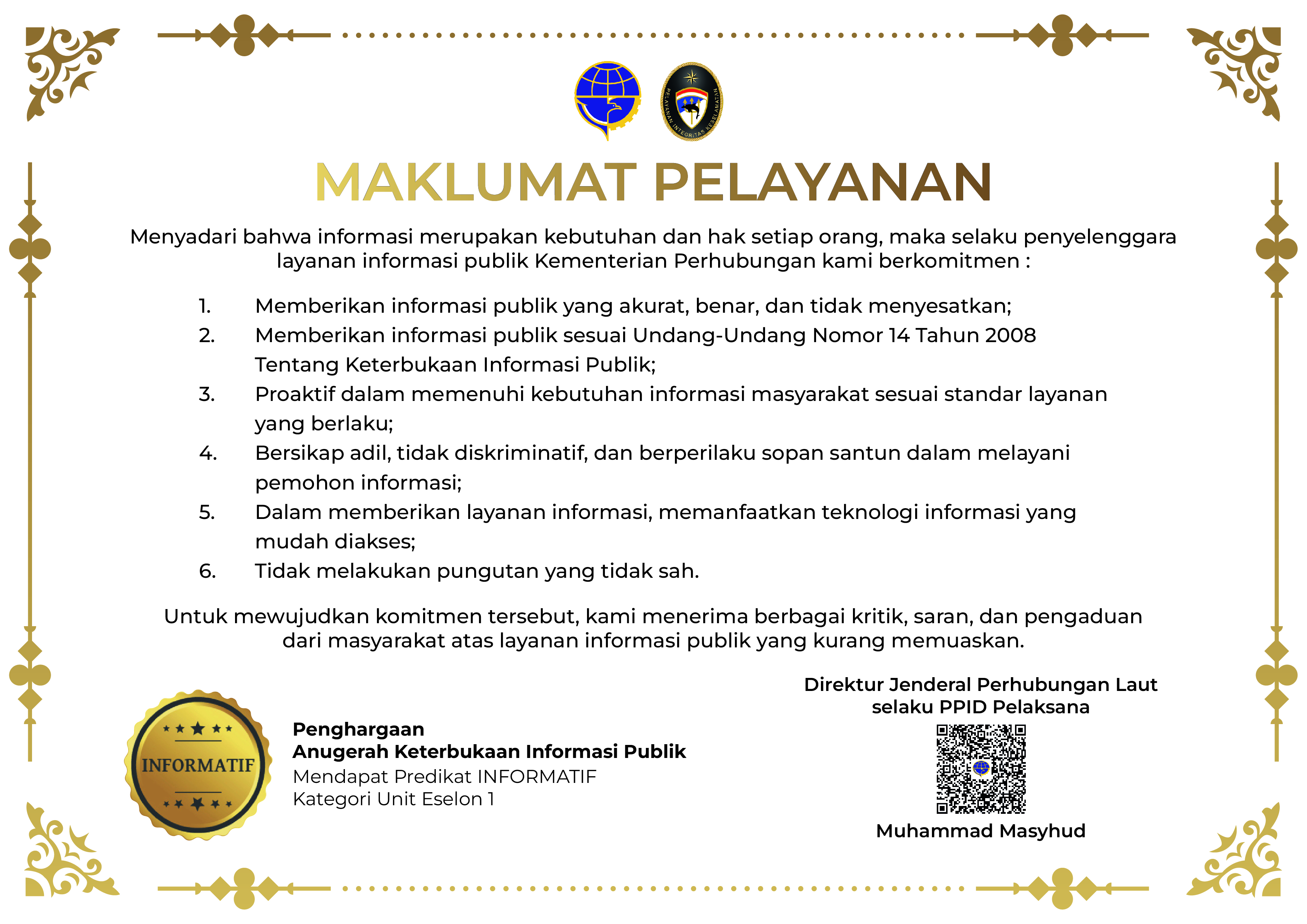 Maklumat Pelayanan
